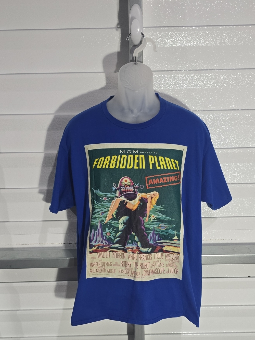 Port & Company Forbidden Planet Graphic‎ Tee - Blue Size XL